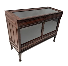 Art Deco Amsterdamse School Vitrine or display cabinet by Napoleon Le Grand